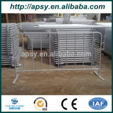 Wholsale Metal Galvanized o Powder coated modular barrier control barrier Barricadas peatonales